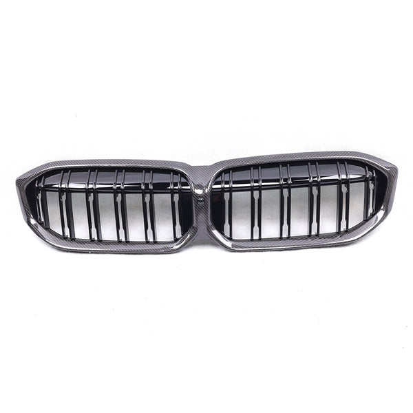 BMW G20 330i / M340i Carbon Fiber Dual Slat Front Grille (LCI)