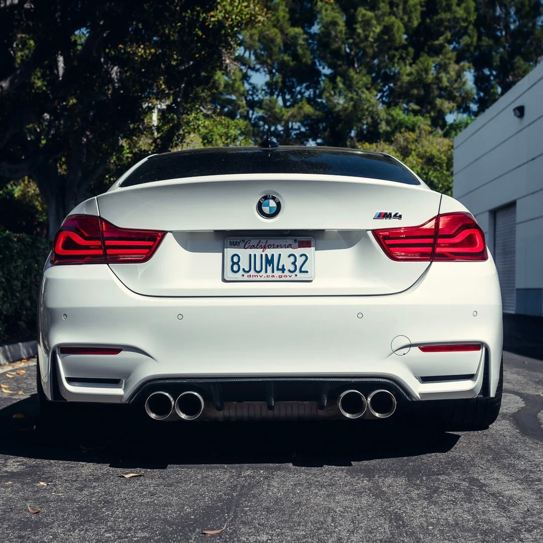 BMW F87 M2 / F80 M3 / F82 F83 M4 Oversized Exhaust Tips Brushed Silver