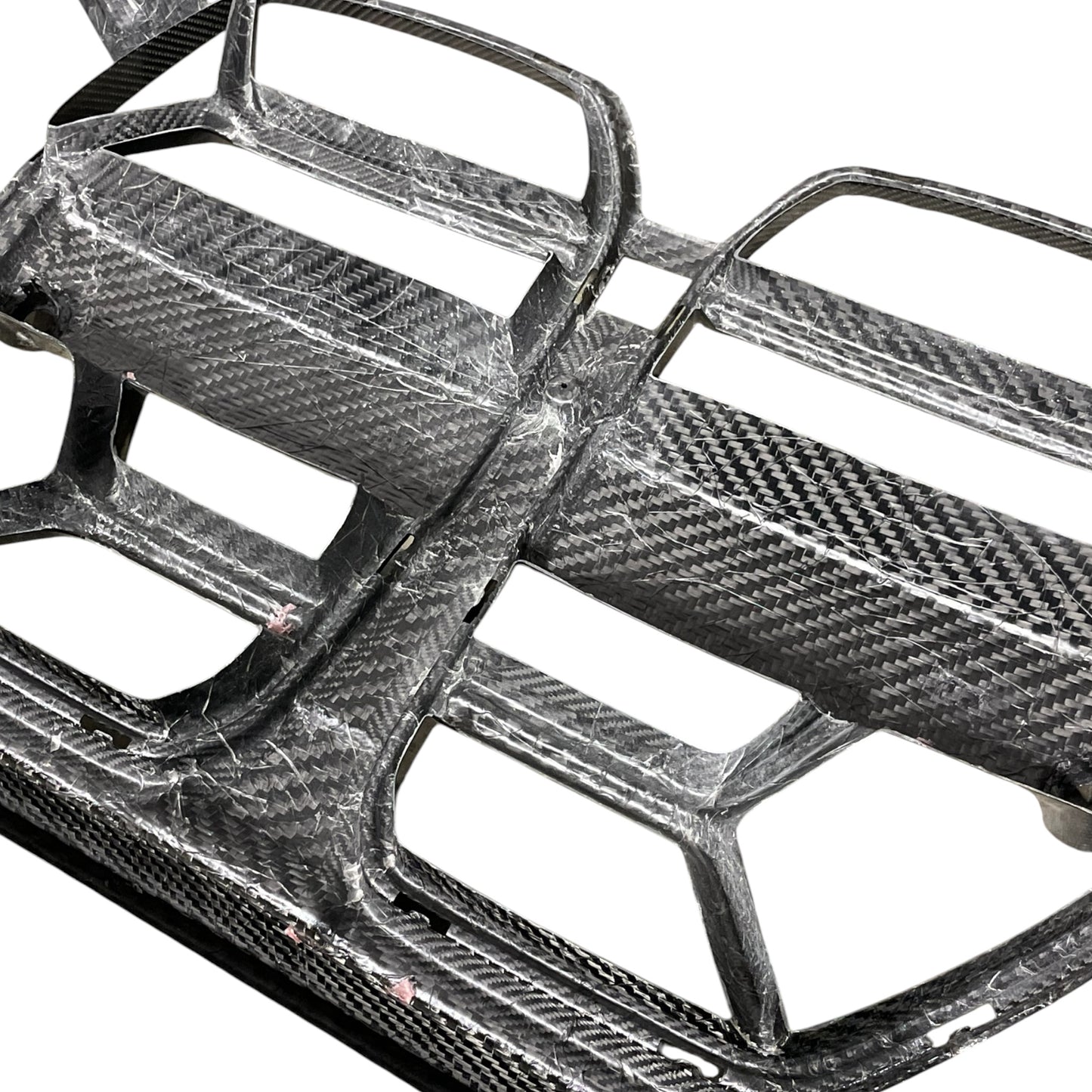 BMW G80 M3 / G82 G83 M4 Dry Carbon Fiber CSL Grille Red Border