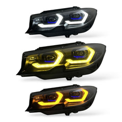 BMW G20 2019-2022 Laser G8X-Style Headlights Color-Switch DRLs (Pre-LCI)