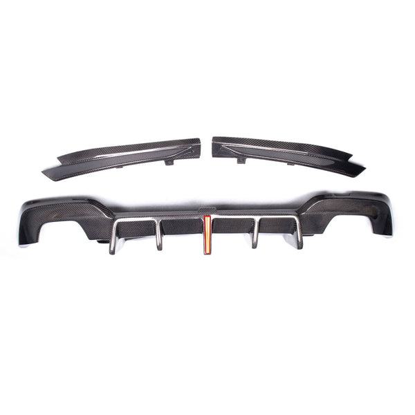 BMW G20 330i / M340i Carbon Fiber K Style Carbon Fiber Diffuser