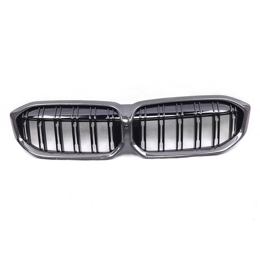BMW G20 330i / M340i Carbon Fiber Dual Slat Front Grille (LCI)
