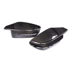 BMW G8X/LCI G2X Dry Carbon Fiber Mirror Cap Replacements (G87 M2 / G80 M3 / G82 G83 M4 / 2022+ G42 M240i / 2023+ G20 M340i / 2025+ G22 G26 M440i)