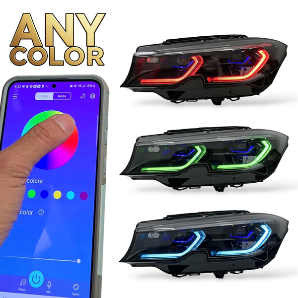 BMW G20 330i M340i RGB Laser Headlights