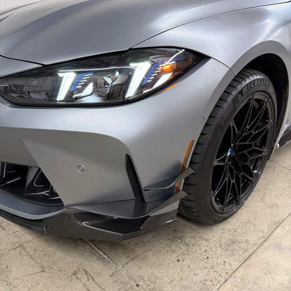 BMW G80 M3 / G82 G83 M4 Dry Carbon Fiber VS Front Canards