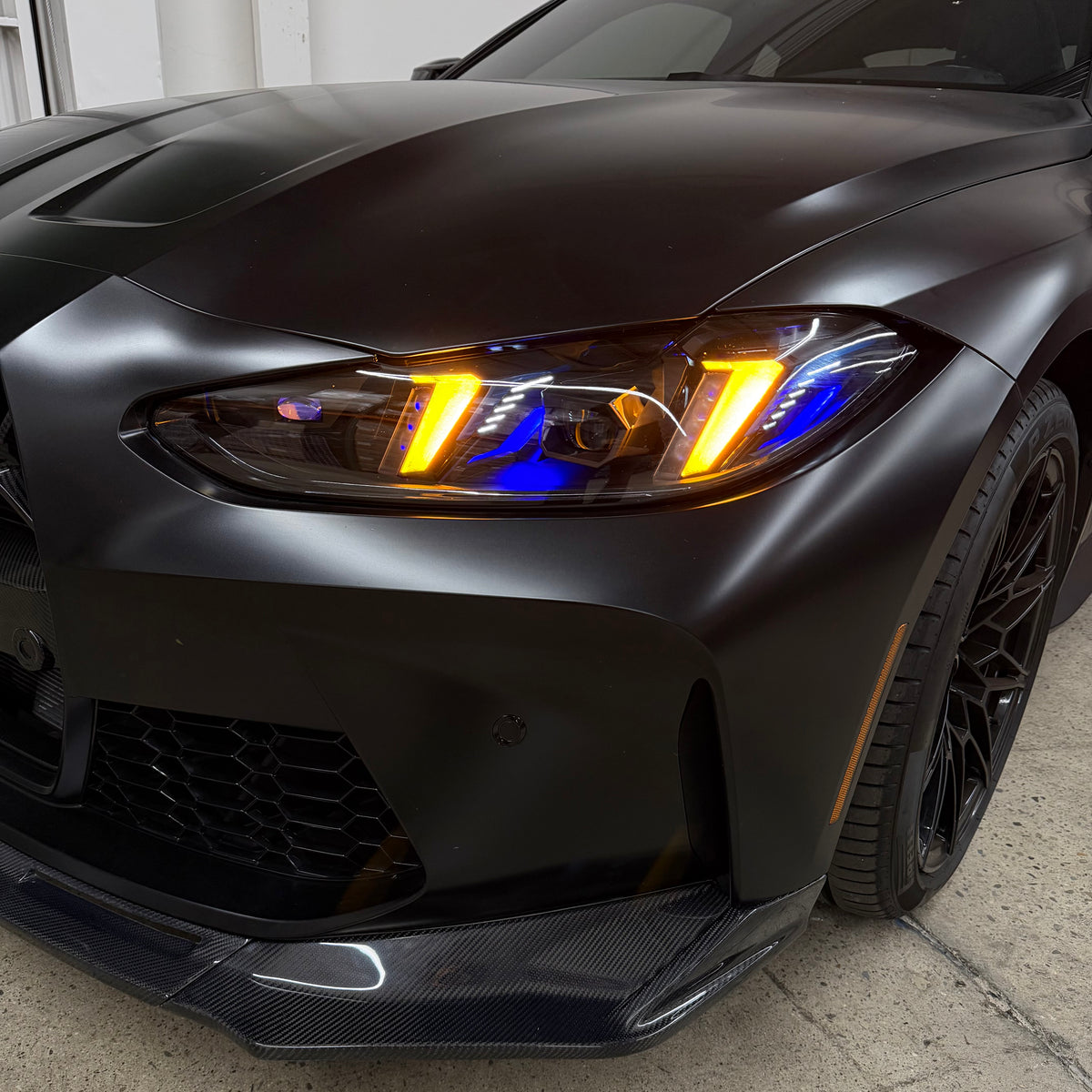 BMW G80 M3 / G82 G83 M4 / G22 G26 430i M440i Snake Eyes Headlights Switchable DRLs