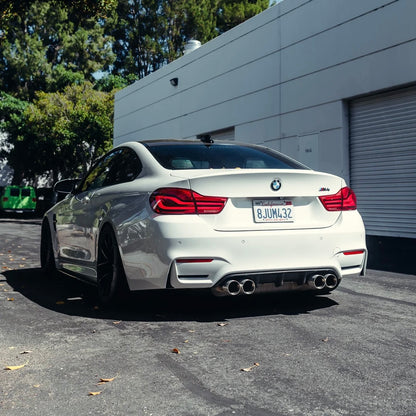 BMW F87 M2 / F80 M3 / F82 F83 M4 Oversized Exhaust Tips Brushed Silver