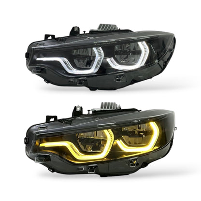 BMW F80 M3 / F82 F83 M4 / F32 F33 F36 4 Series Ikon V3 Headlights Switchable DRLs