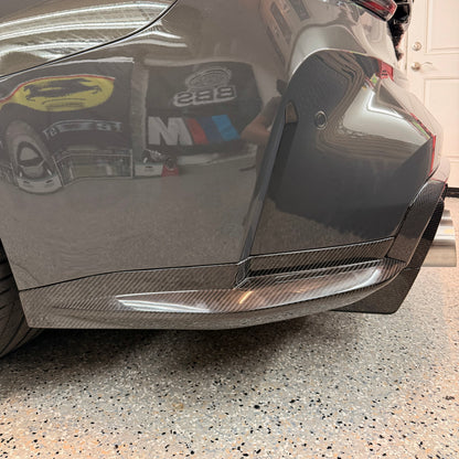 BMW G80 M3 Dry Carbon Fiber OEM Rear Extensions