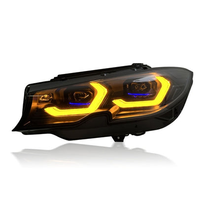 BMW G20 2019-2022 Laser G8X-Style Headlights Color-Switch DRLs (Pre-LCI)
