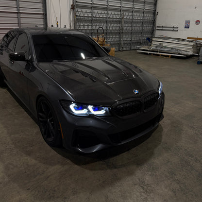 BMW G20 2019-2022 Laser G8X-Style Headlights Color-Switch DRLs (Pre-LCI)