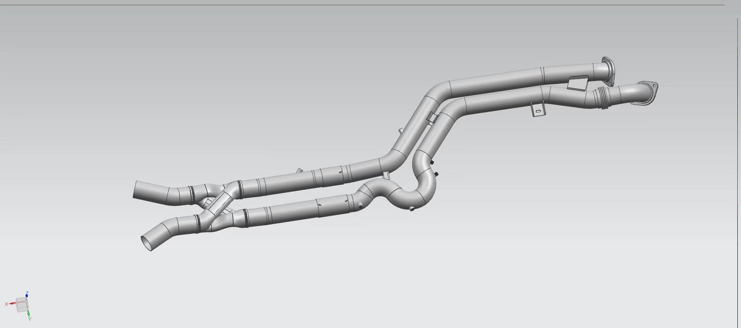 BMW G80 M3 / G82 G83 M4 Z Pipe Equal Length F1 Midpipe