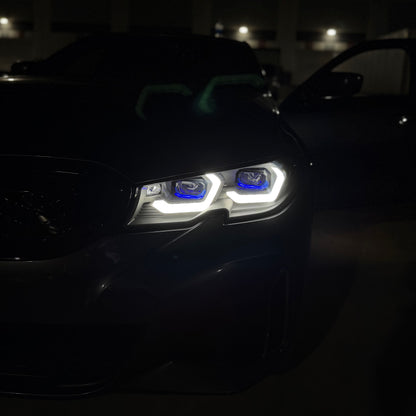 BMW G20 2019-2022 Laser G8X-Style Headlights Color-Switch DRLs (Pre-LCI)