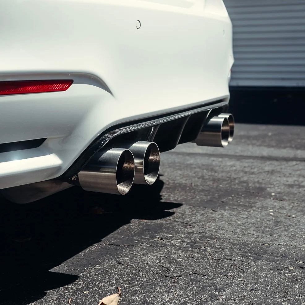 BMW F87 M2 / F80 M3 / F82 F83 M4 Oversized Exhaust Tips Brushed Silver