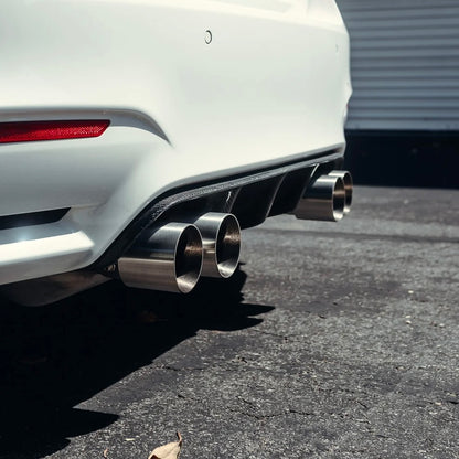 BMW F87 M2 / F80 M3 / F82 F83 M4 Oversized Exhaust Tips Brushed Silver