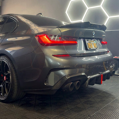 BMW G20 330i / M340i K Style Carbon Fiber Diffuser