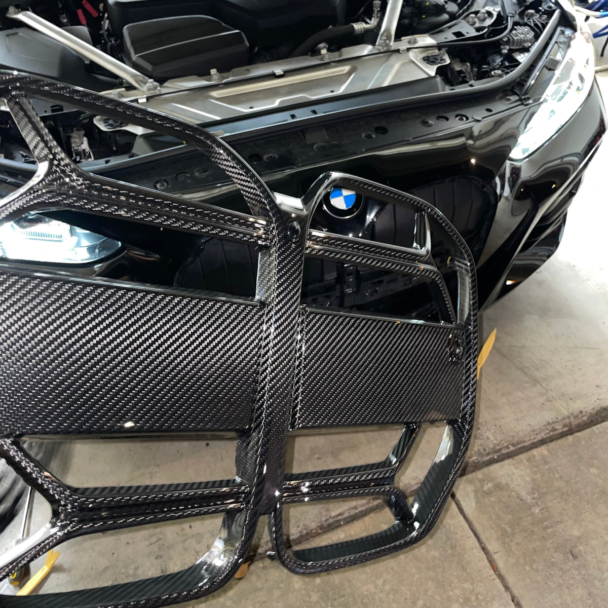 BMW G22 G23 430i M440i CSL Grille Dry Carbon Fiber