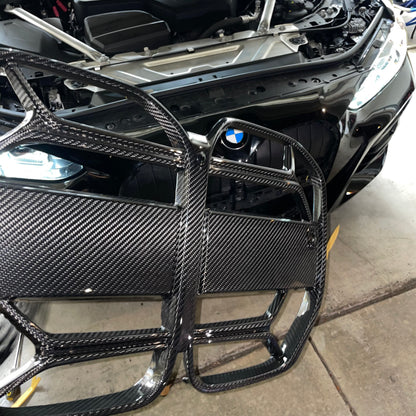 BMW G22 G23 430i M440i CSL Grille Dry Carbon Fiber