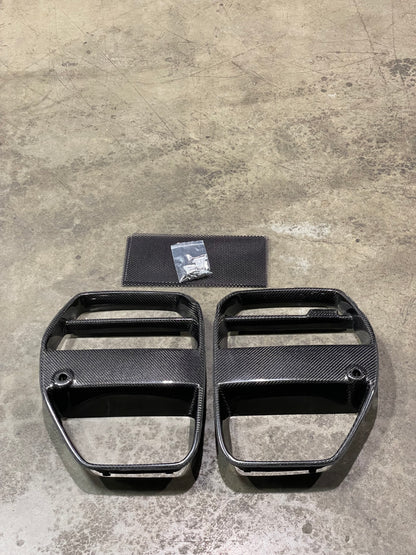 G80/G82/G83 V Style Grille Carbon Fiber