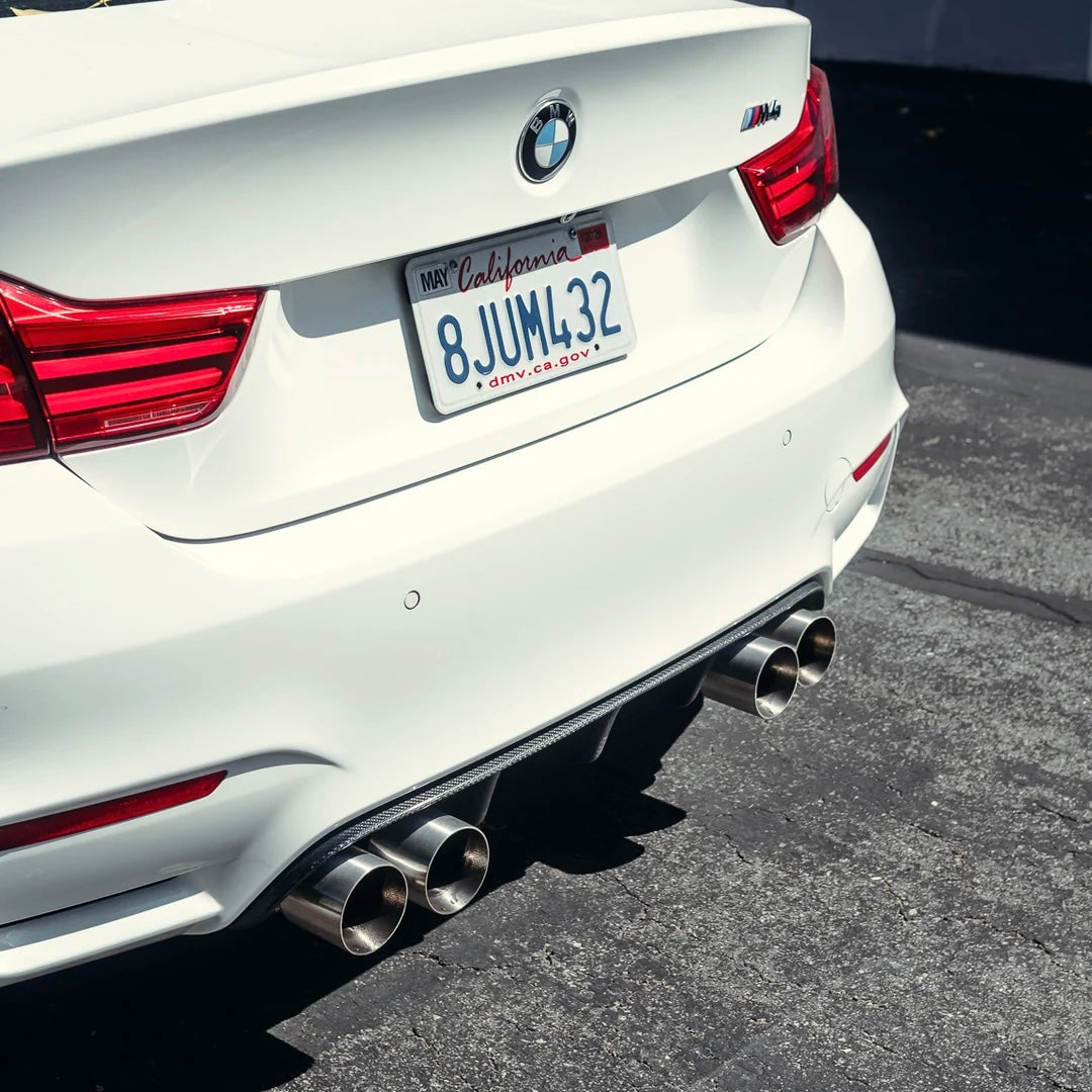 BMW F87 M2 / F80 M3 / F82 F83 M4 Oversized Exhaust Tips Brushed Silver