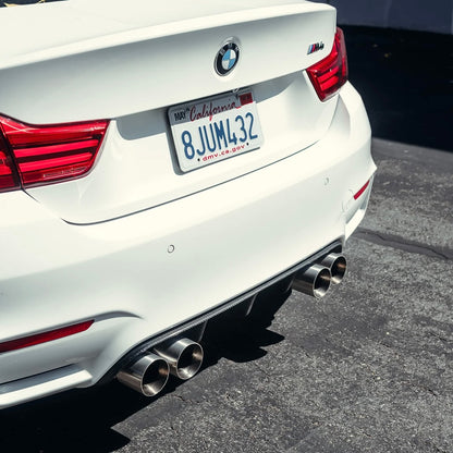 BMW F87 M2 / F80 M3 / F82 F83 M4 Oversized Exhaust Tips Brushed Silver