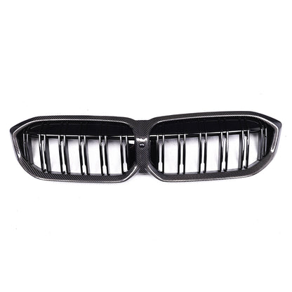 BMW G20 330i / M340i Carbon Fiber Dual Slat Front Grille (LCI)
