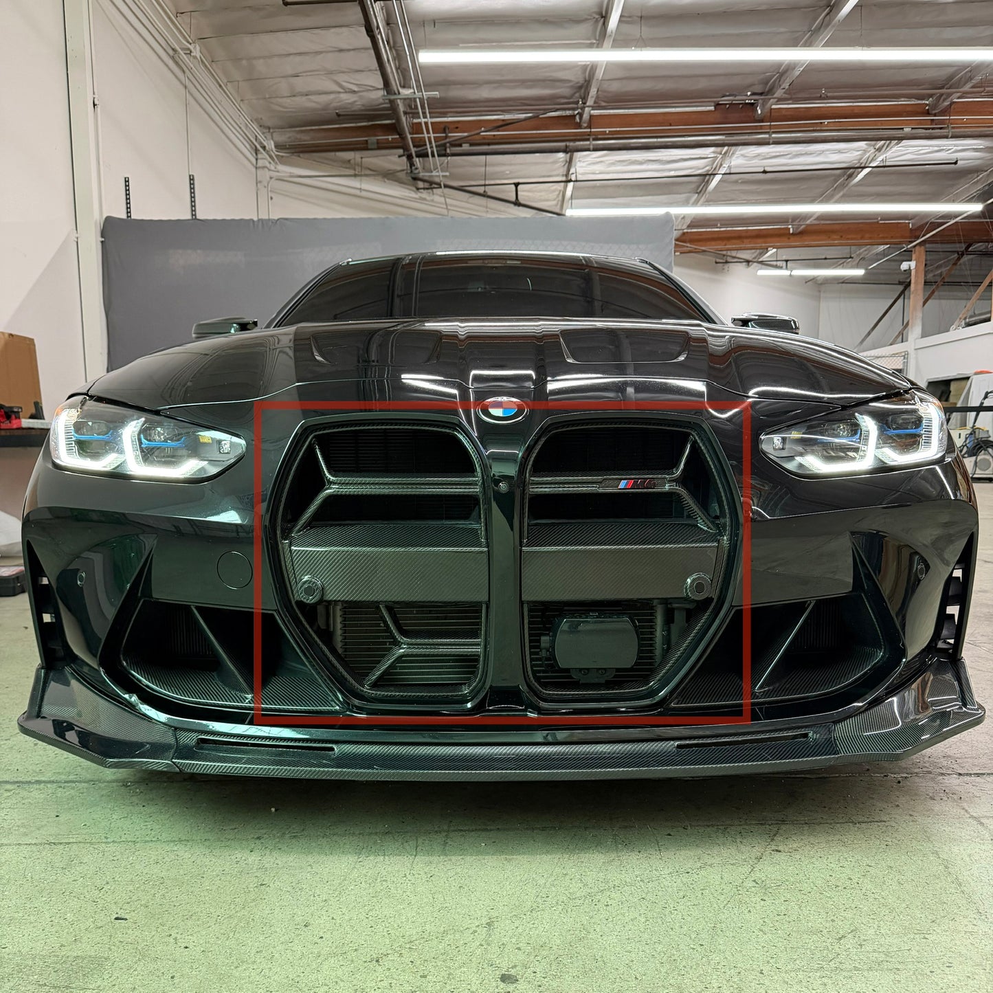 BMW G80 M3 / G82 G83 M4 Dry Carbon Fiber CSL Grille with ACC
