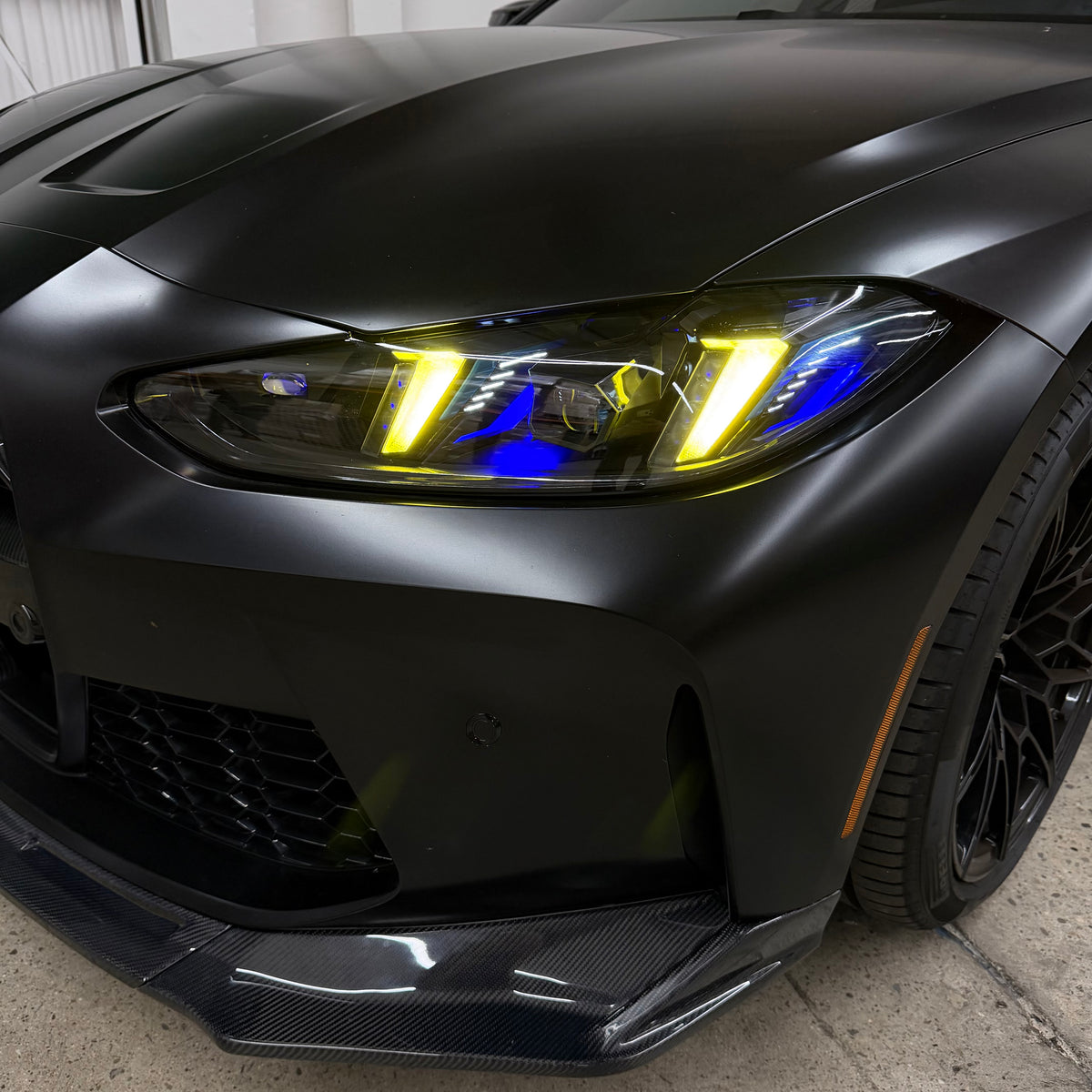 BMW G80 M3 / G82 G83 M4 / G22 G26 430i M440i Snake Eyes Headlights Switchable DRLs