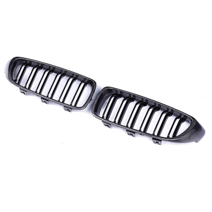 BMW F80 M3 / F82 F83 M4 / F32 F33 F36 carbon fiber dual slat front grille