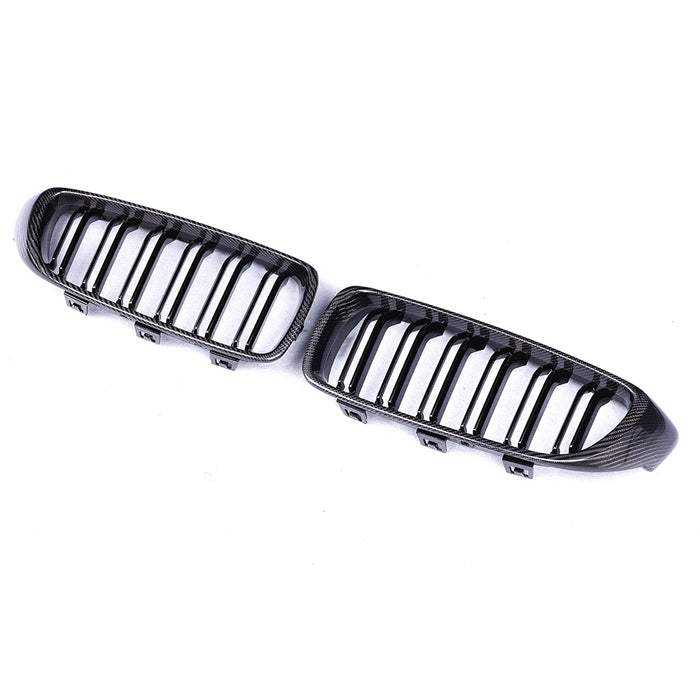 BMW F80 M3 / F82 F83 M4 / F32 F33 F36 carbon fiber dual slat front grille