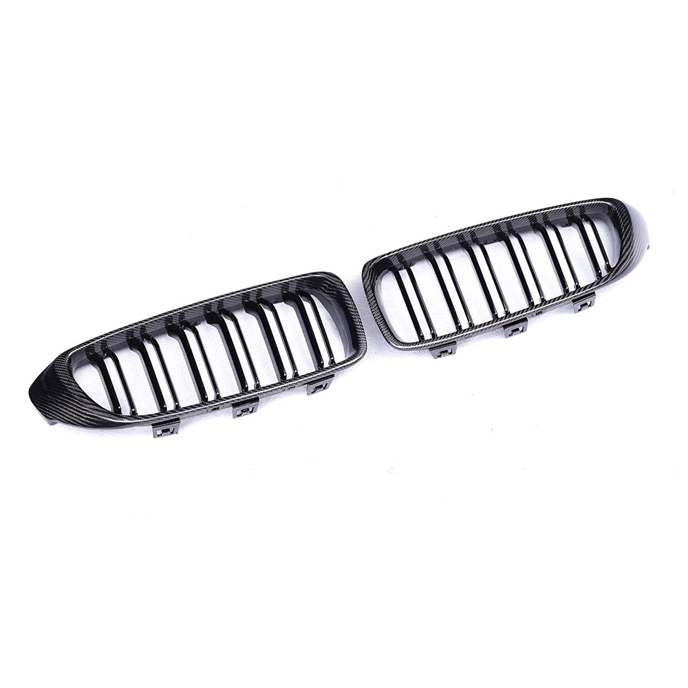 BMW F80 M3 / F82 F83 M4 / F32 F33 F36 carbon fiber dual slat front grille