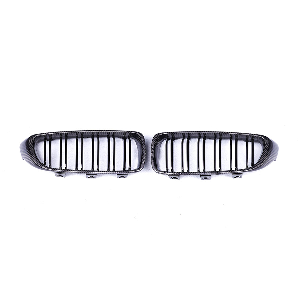 BMW F80 M3 / F82 F83 M4 / F32 F33 F36 carbon fiber dual slat front grille