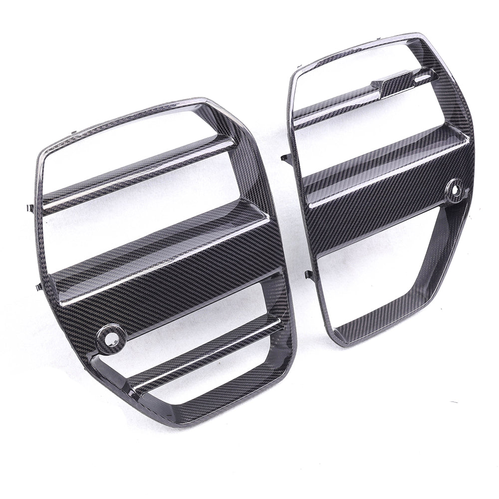 BMW G80 M3 / G82 G83 M4 dry carbon fiber ST grille with ACC