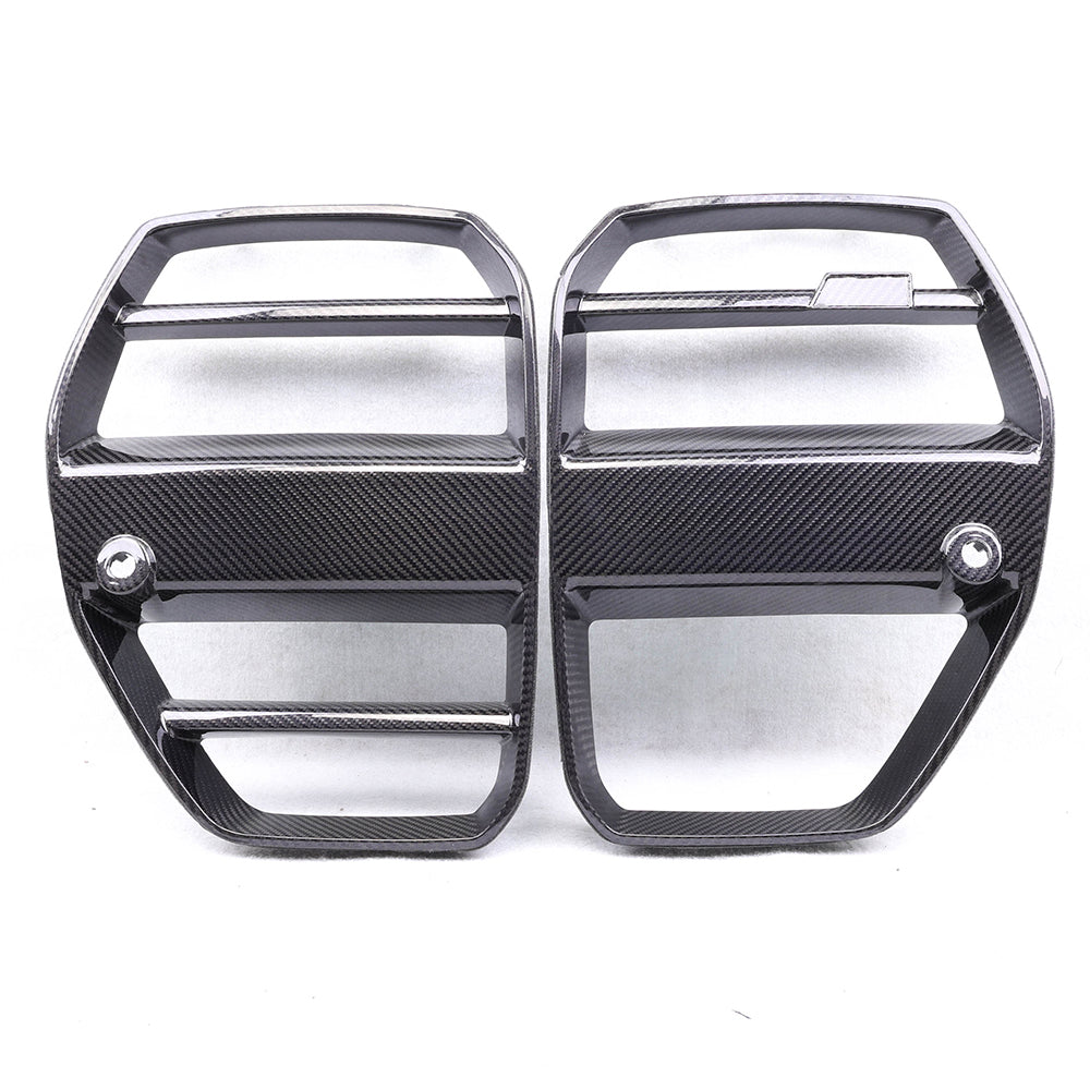 BMW G80 M3 / G82 G83 M4 dry carbon fiber ST grille with ACC