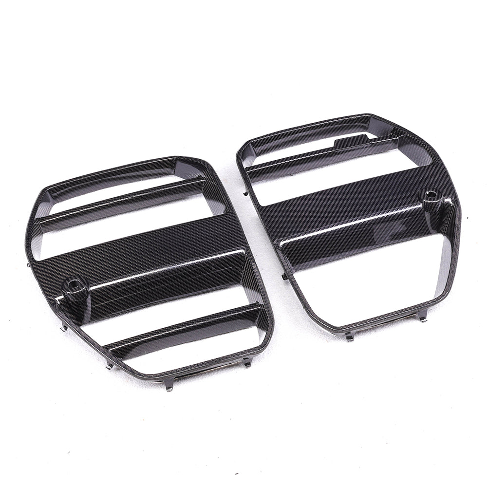 BMW G80 M3 / G82 G83 M4 dry carbon fiber ST grille with ACC