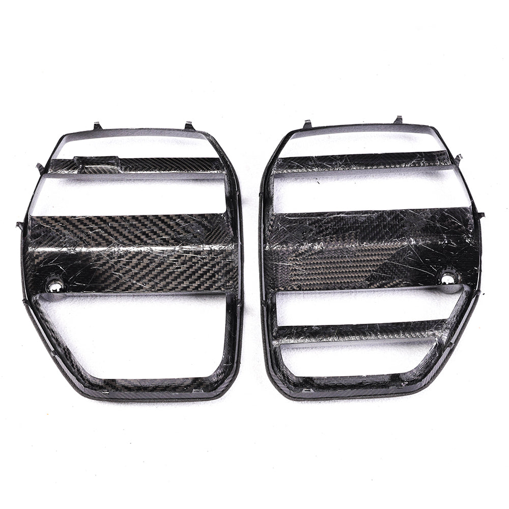 BMW G80 M3 / G82 G83 M4 dry carbon fiber ST grille with ACC