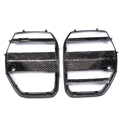 BMW G80 M3 / G82 G83 M4 dry carbon fiber ST grille with ACC