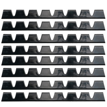 Universal Front Bumper Lip Protector Scrape Guard (8pc)