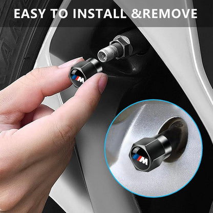 BMW M Tire Valve Stem Caps (4pc)