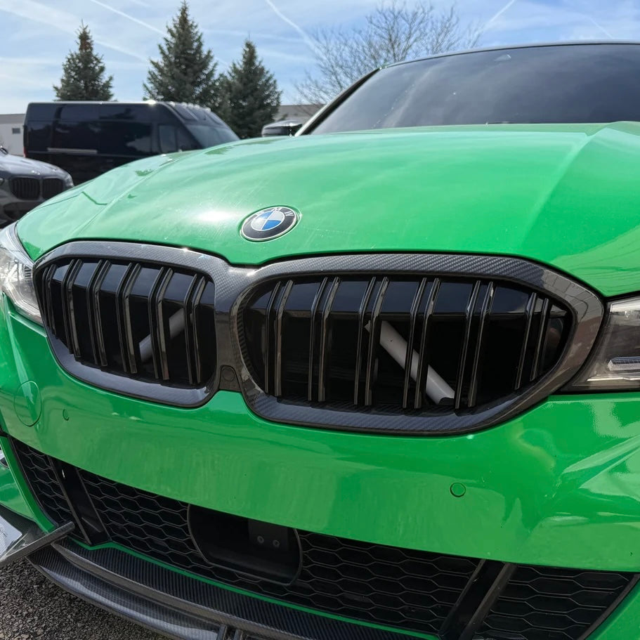 BMW G20 330i / M340i Carbon Fiber Dual Slat Front Grille (Pre-LCI)