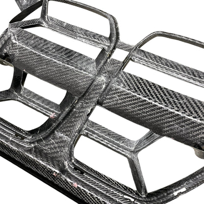 BMW G80 M3 / G82 G83 M4 Dry Carbon Fiber CSL Grille Red Border