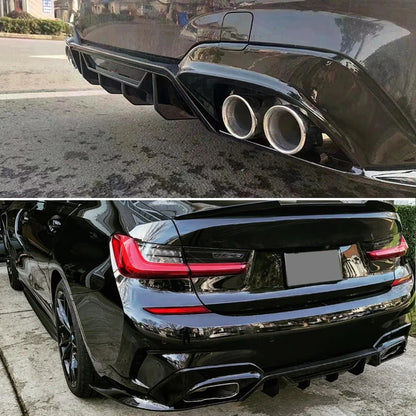 BMW G20 330i M340i CTM Rear Diffuser w/ Corner Spats