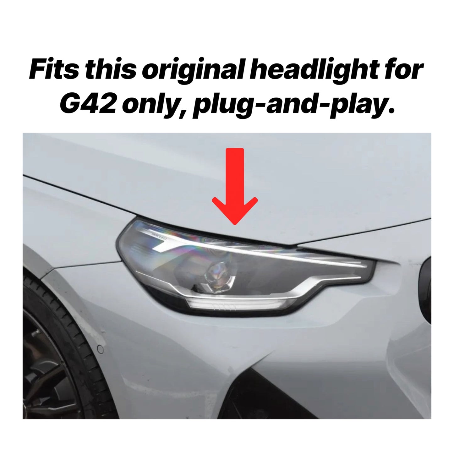 BMW G42 230i M240i Headlights Switchable DRLs