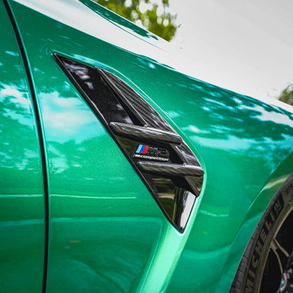 BMW G80 M3 Fender Trim Covers Dry Carbon Fiber