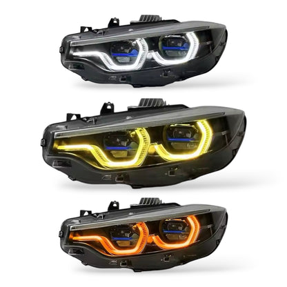 BMW F80 M3 / F82 F83 M4 / F32 F33 F36 4 Series Ikon V3 Headlights Switchable DRLs