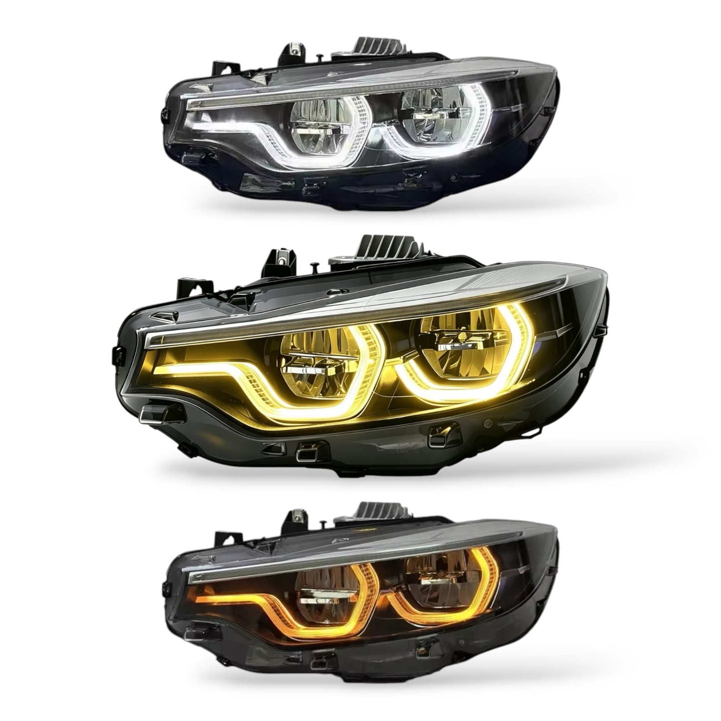 BMW F80 M3 / F82 F83 M4 / F32 F33 F36 4 Series Ikon V3 Headlights Switchable DRLs