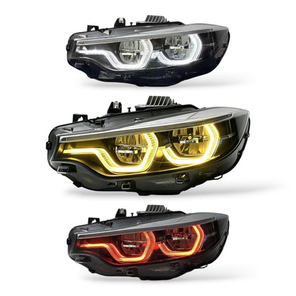 BMW F80 M3 / F82 F83 M4 / F32 F33 F36 4 Series Ikon V3 Headlights Switchable DRLs