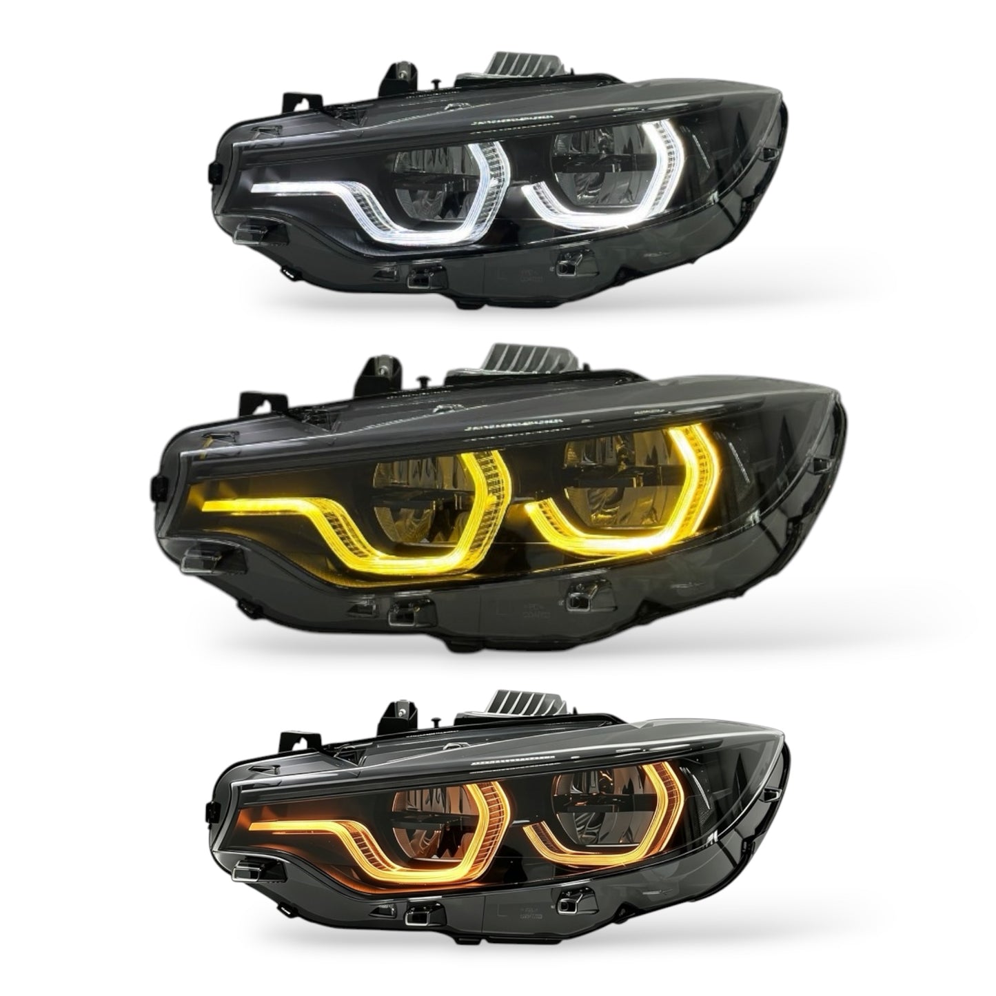 BMW F80 M3 / F82 F83 M4 / F32 F33 F36 4 Series Ikon V3 Headlights Switchable DRLs