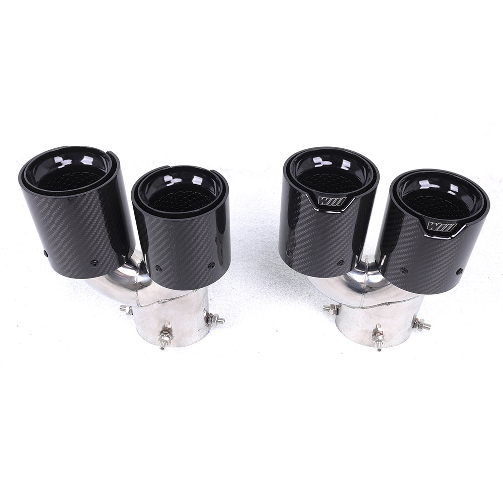 BMW G42 M240i / G20 M340i / G22 G26 M440i Carbon Fiber Exhaust Tips