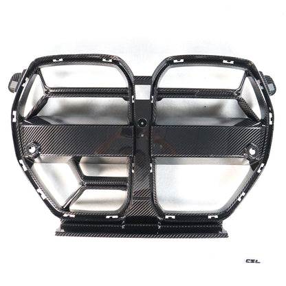 BMW G80 M3 / G82 G83 M4 Dry Carbon Fiber CSL Grille with ACC